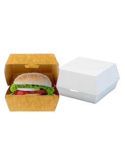 CAJAS BLANCAS PARA HAMBURGUESAS