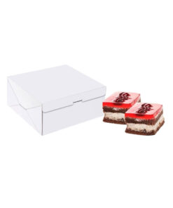CAJAS BLANCAS PARA BROWNIES